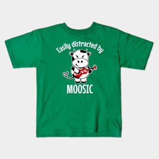 Easily Distracted by Moosic Kids T-Shirt